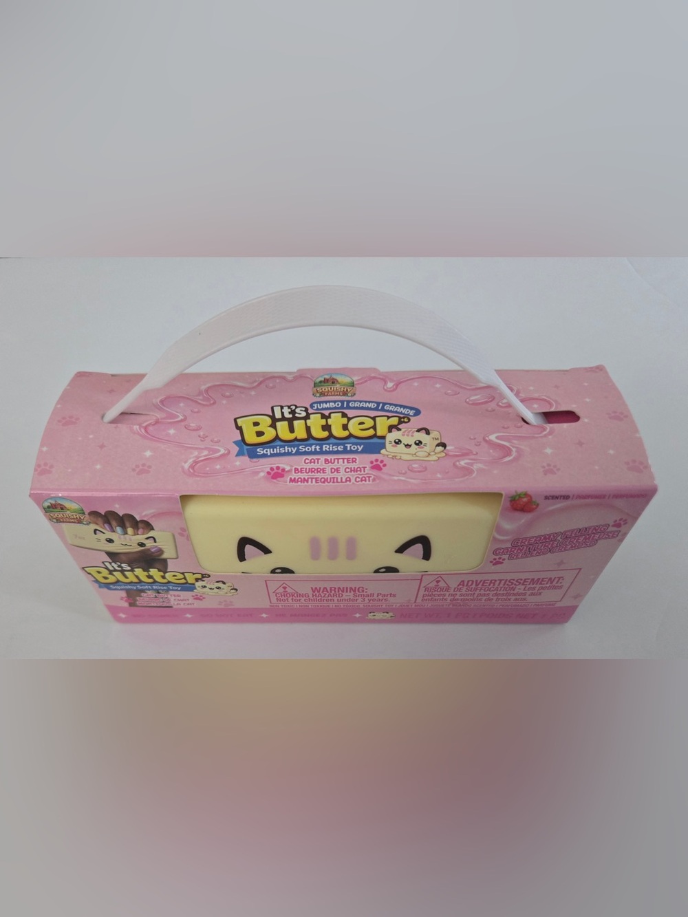 It’s Butter Jumbo Cat Squishy – Scented Slow Rise – NEW ✨